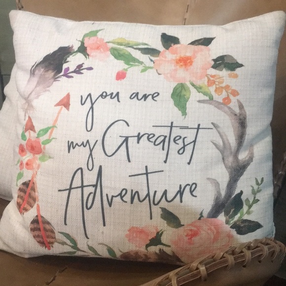 You are my greatest adventure pillow - Picture 2 of 2